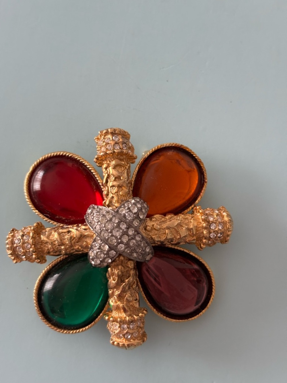 Vintage floral broach